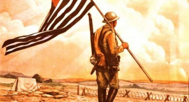 Pintura sobre a Revolução Constitucionalista de 1932