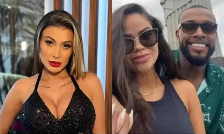 Imagem da Andressa Urach, Nego Di e a esposa