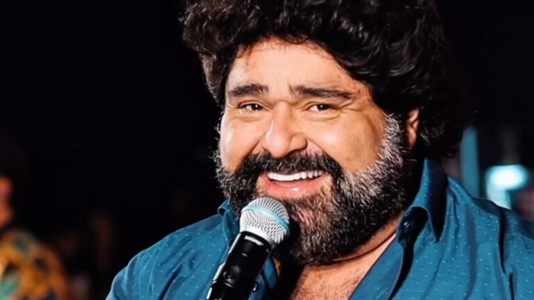 Na foto, o cantor que sofreu acidente