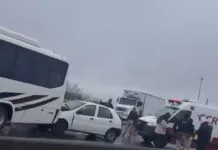 Acidente causa bloqueio na BR-448 em Canoas
