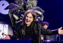 foot mostra a lenda do rock Ozzy Osbourne