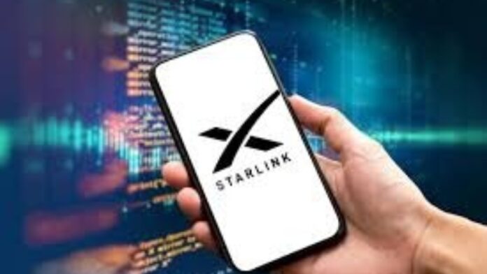 Na foto, o Starlink-que vai dar acesso aos celulares
