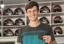 na foto, jovem que morreu em acidente na BR-386 em Lajeado