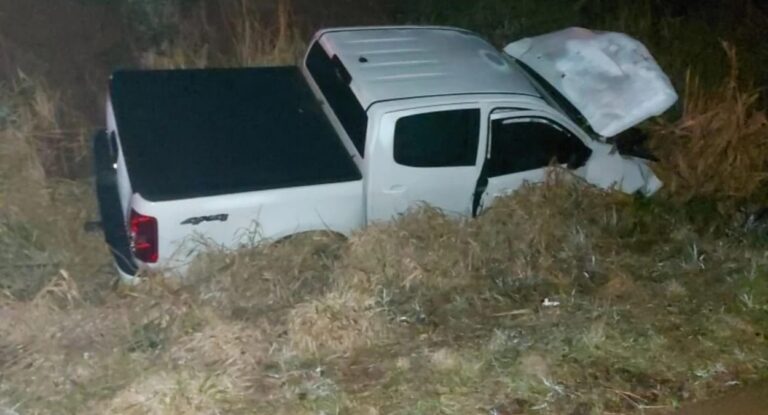 na foto, acidente BR-392