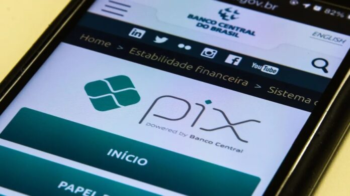 Na foto, mostra banco central no cancelamento do pix