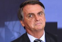 Foto de Bolsonaro, ex-presidente do Brasil