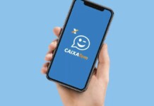 Na foto, o aplicativo do caixa tem