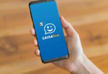 Foto mostra aplicativo do Caixa Tem