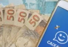 Foto mostra aplicativo do Caixa Tem
