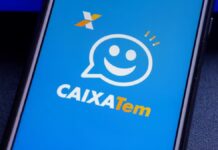 Foto mostra aplicativo do Caixa Tem
