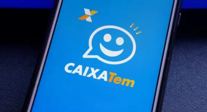 Foto mostra aplicativo do Caixa Tem