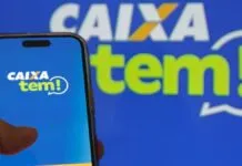 Foto mostra aplicativo do Caixa Tem