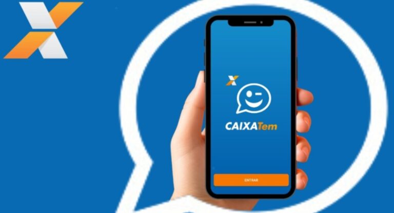Foto mostra aplicativo do Caixa Tem