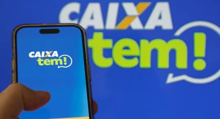 Foto mostra aplicativo do Caixa Tem