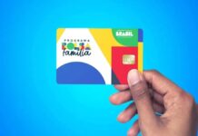 Foto do cartão do bolsa família que segue um calendário de pagamentos; Julho de 2025 já foi definido