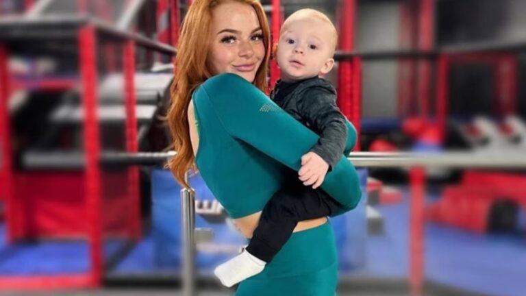 Na foto, mostra a mulher que foi diagnosticada com cancer de estomago