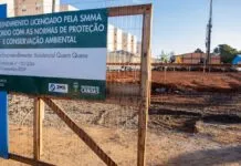 Na foto, moradias populares em construção em Canoas