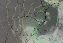 Ventos chegam a 104km/h devido a ciclone extratropical