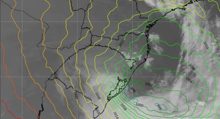 Ventos chegam a 104km/h devido a ciclone extratropical