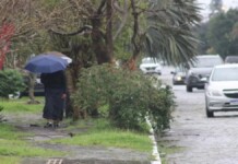Foto ilustra passagem de ciclone no rio grande do sul