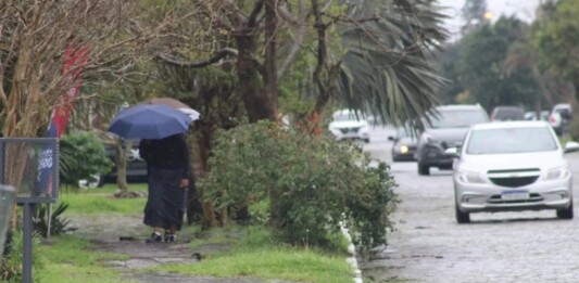 Foto ilustra passagem de ciclone no rio grande do sul