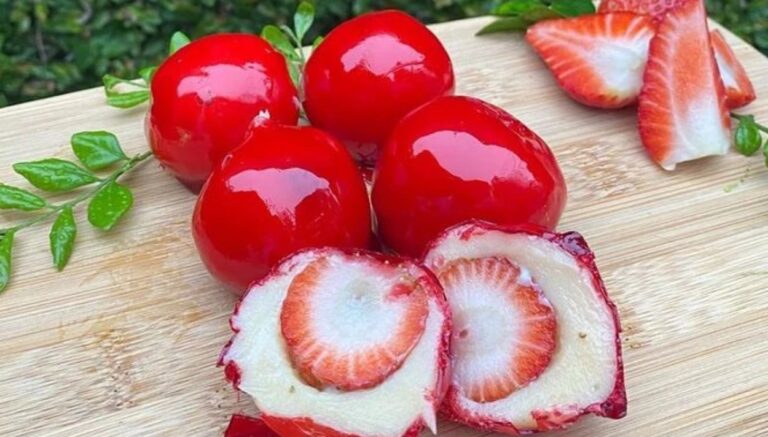 Imagem de um morango do amor