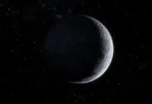 Lua na sua fase crescente