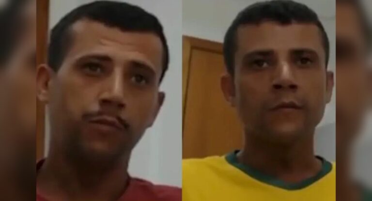 Na foto, mostra os gêmeos do crime mortos em curitiba.