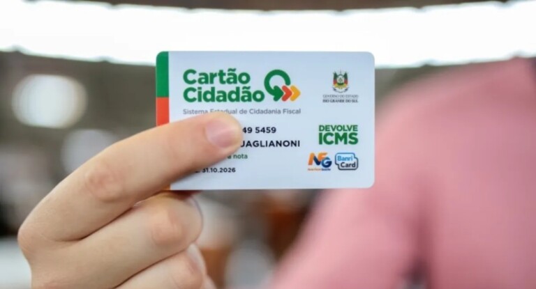 Imagem do cartão Cidadão do RS