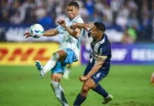 Imagem de Grêmio x Alianza Lima em campo