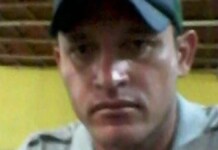 Na foto, o homem que foi morto com golpes de faca em bento gonçalsves