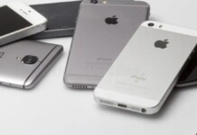 Na foto, os iphone que estavam com a jovem