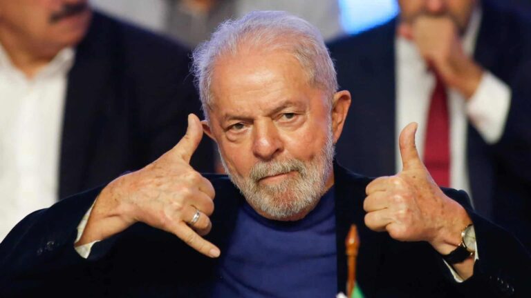 Foto do presidente Lula