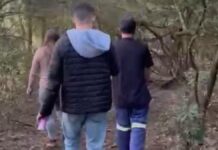 na foto, local em que mãe e bebê foram encontrados em Esteio