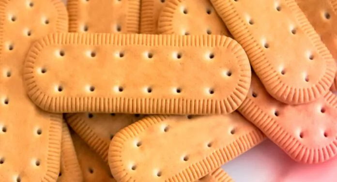 Foto mostra biscoitos de maisena