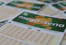 Foto ilustra bilhetes da mega-sena