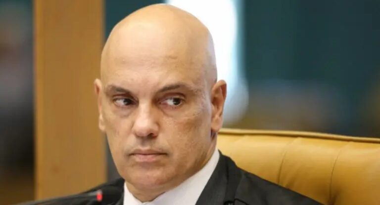 Foto mostra o ministro Alexandre de Moraes
