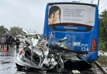 Foto mostra ocorrência onde motorista foi morto em Canoas