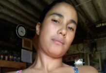 Na foto, a mulher que foi morta a tiros na frente da filha
