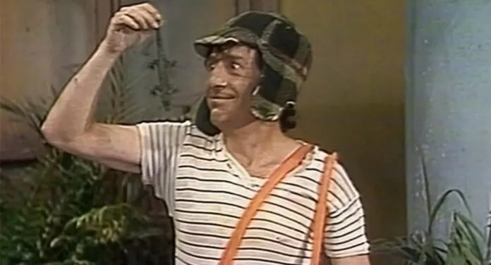 Foto mostra Chaves durante o episódio 