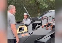 Imagem mostra Neymar dentro do seu novo investimento