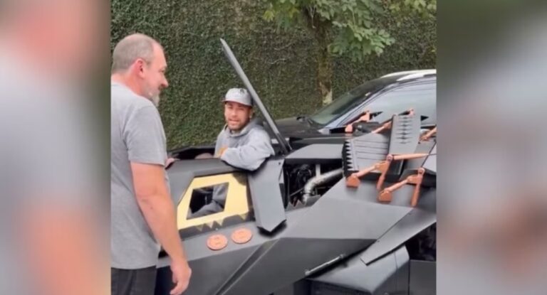 Imagem mostra Neymar dentro do seu novo investimento