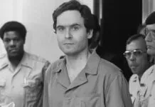 Imagem do serial killer, Ted Bundy