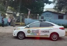 Na foto, viatura da Brigada Militar fazendo patrulha escolar em Canoas