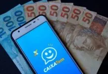 App do Caixa Tem e dinheiro