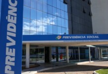 na foto, fachada onde servidores do INSS trabalhavam