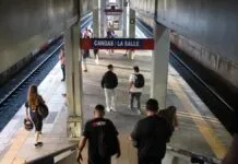 Funcionamento da Trensurb estação Canoas