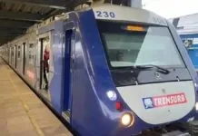 Trem da Trensurb na estação