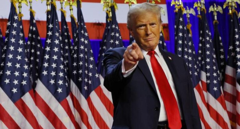 foto mostra o presidente dos EUA, Donald Trump