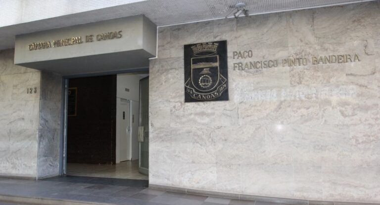 na foto, a câmara de vereadores de Canoas